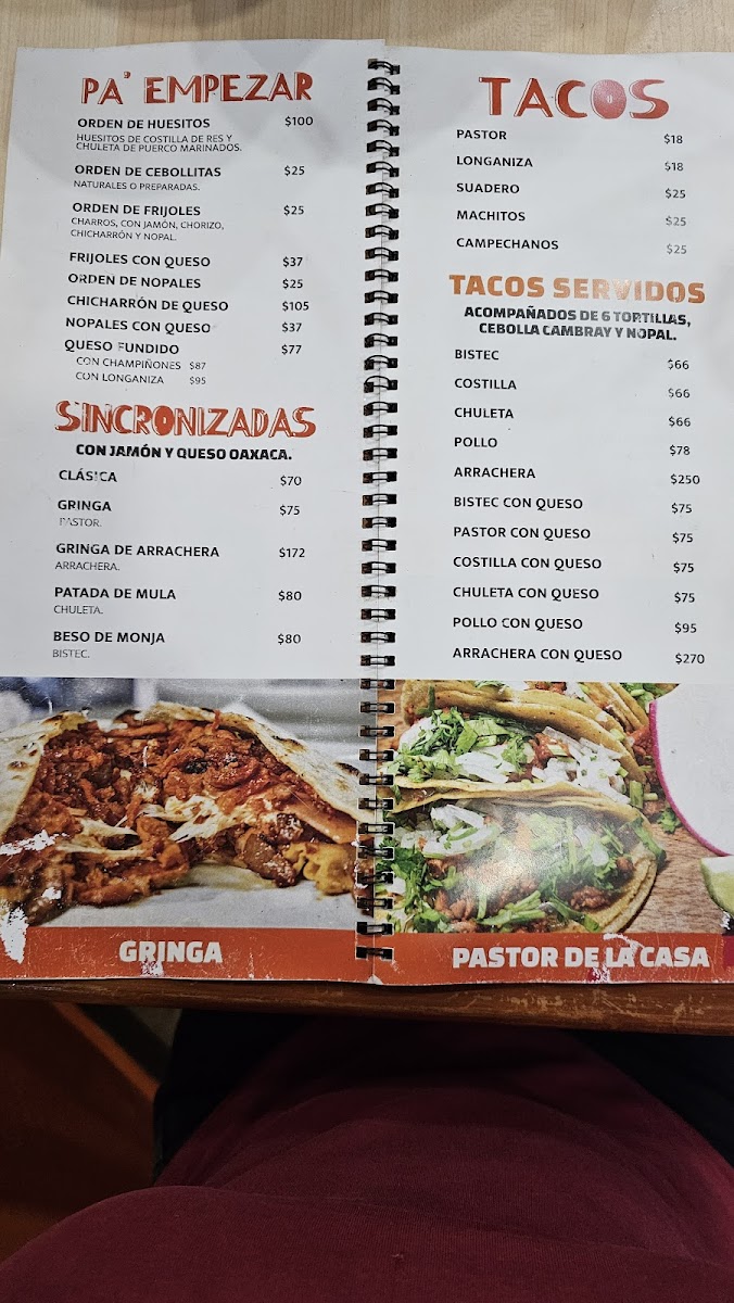 Chaparrito’s Tacos Bar Menu - Image 2